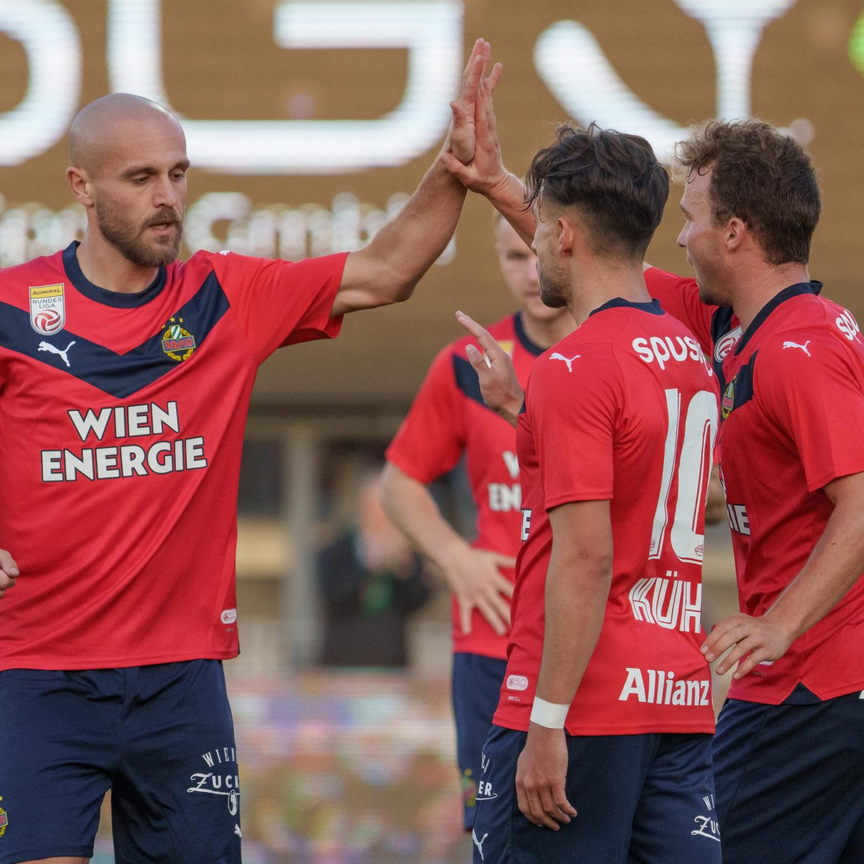 Rapid Wien war im Ländle nicht zu stoppen.