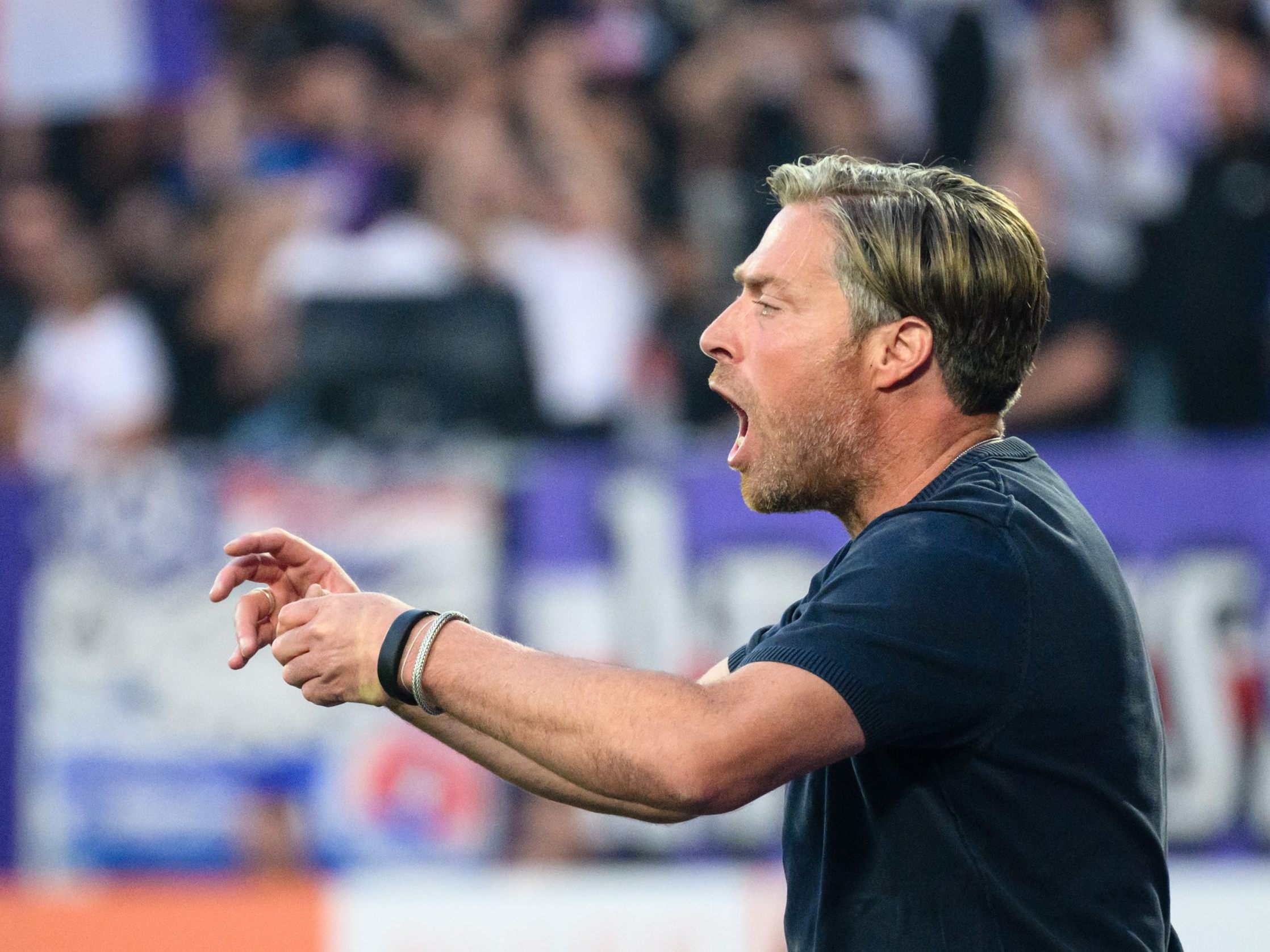 Austria Wien-Trainer Wimmer hofft gegen BW Linz auf drei Punkte.