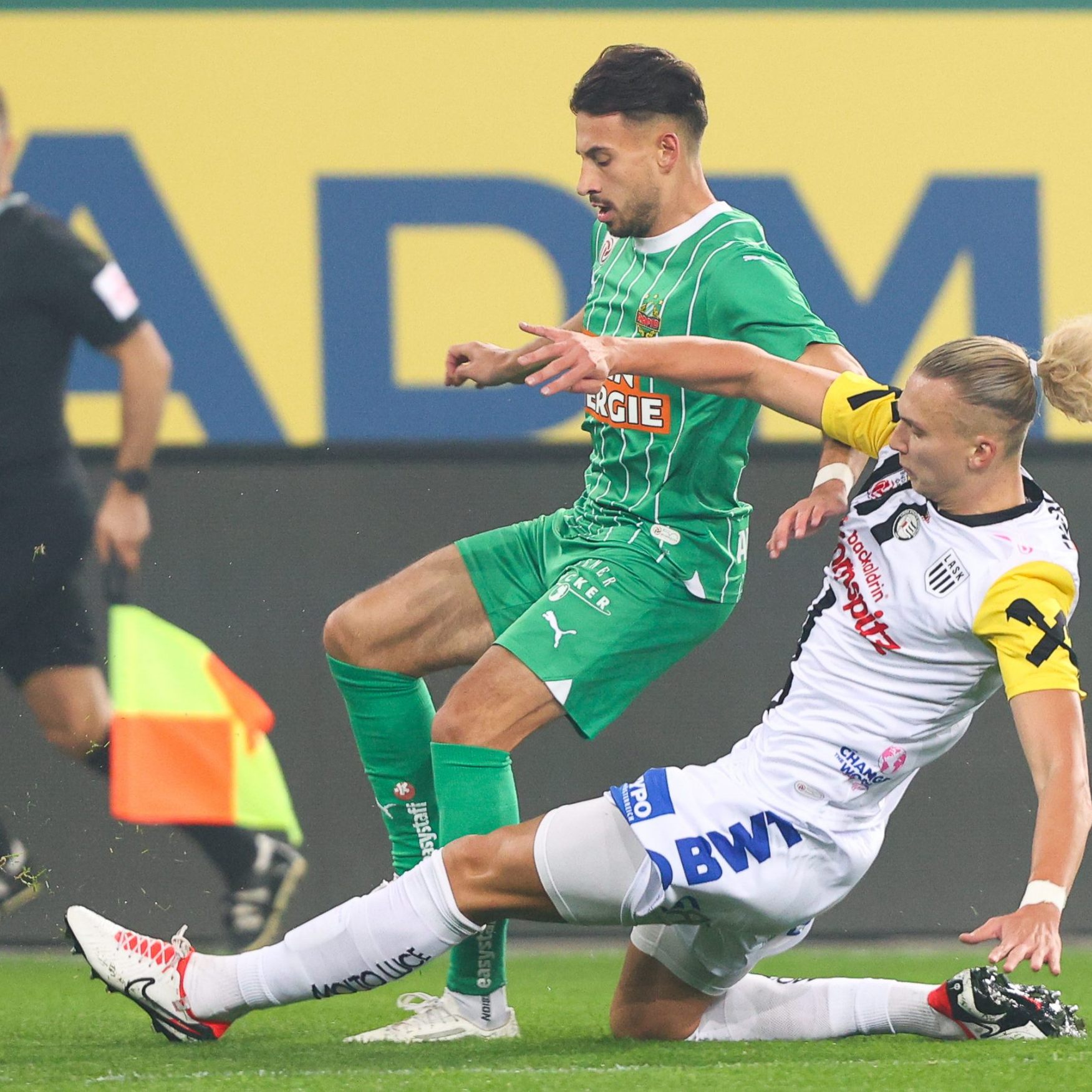 Rapid und der LASK trennten sich 3:3.