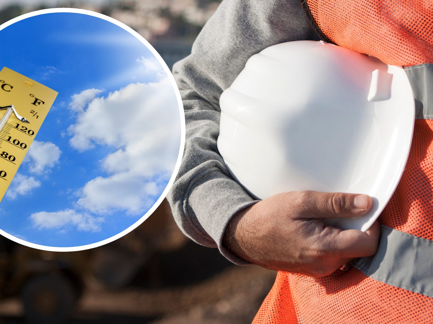 "Hitzefrei am Bau" wird erneut gefordert.