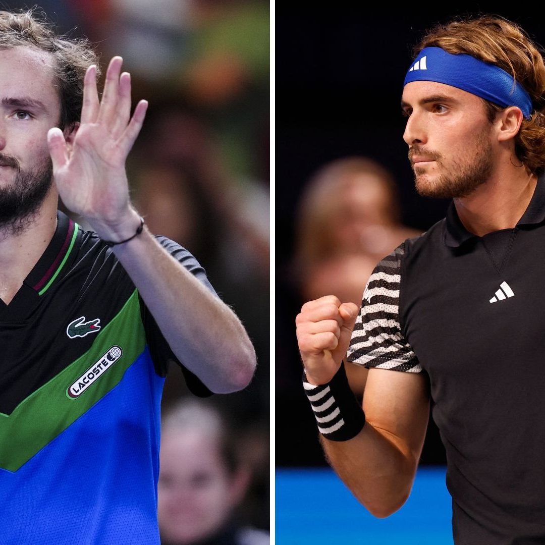 Daniil Medwedew trifft im Halbfinale auf Stefanos Tsitsipas.