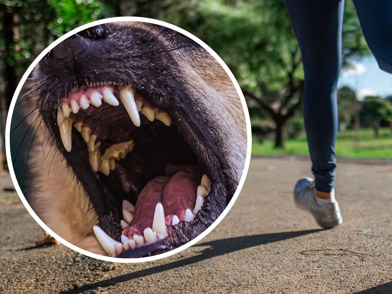 In OÖ biss ein Hund eine Joggerin tot. In OÖ biss ein Hund eine Joggerin tot.