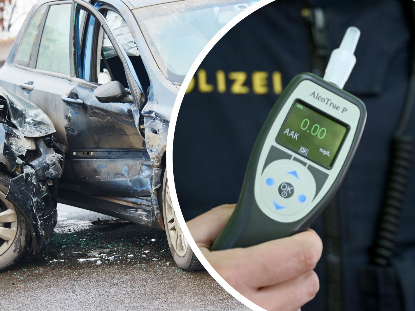 Ein Betrunkener flüchtete nach einem Unfall in Wien und attackierte einen Polizisten. Ein Betrunkener flüchtete nach einem Unfall in Wien und attackierte einen Polizisten.