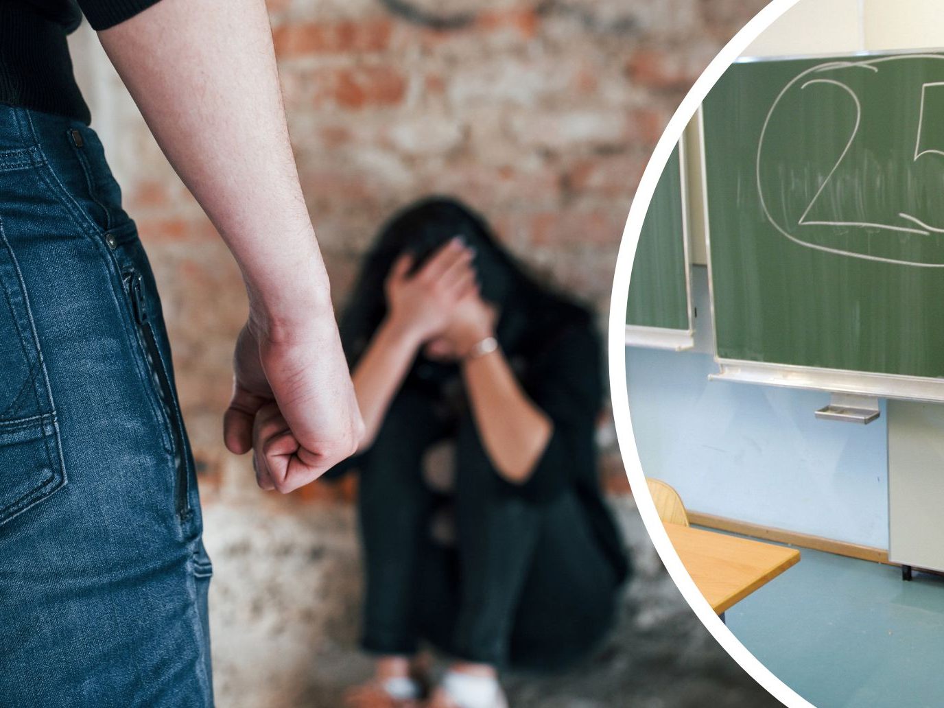 Weil sie die Schule besuchte, schlug ein 16-Jähriger in Wien seien Schwester spitalsreif.