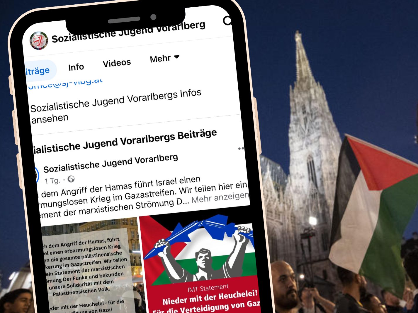 Aufregung um ein Posting der SJ Vorarlberg. Aufregung um ein Posting der SJ Vorarlberg.