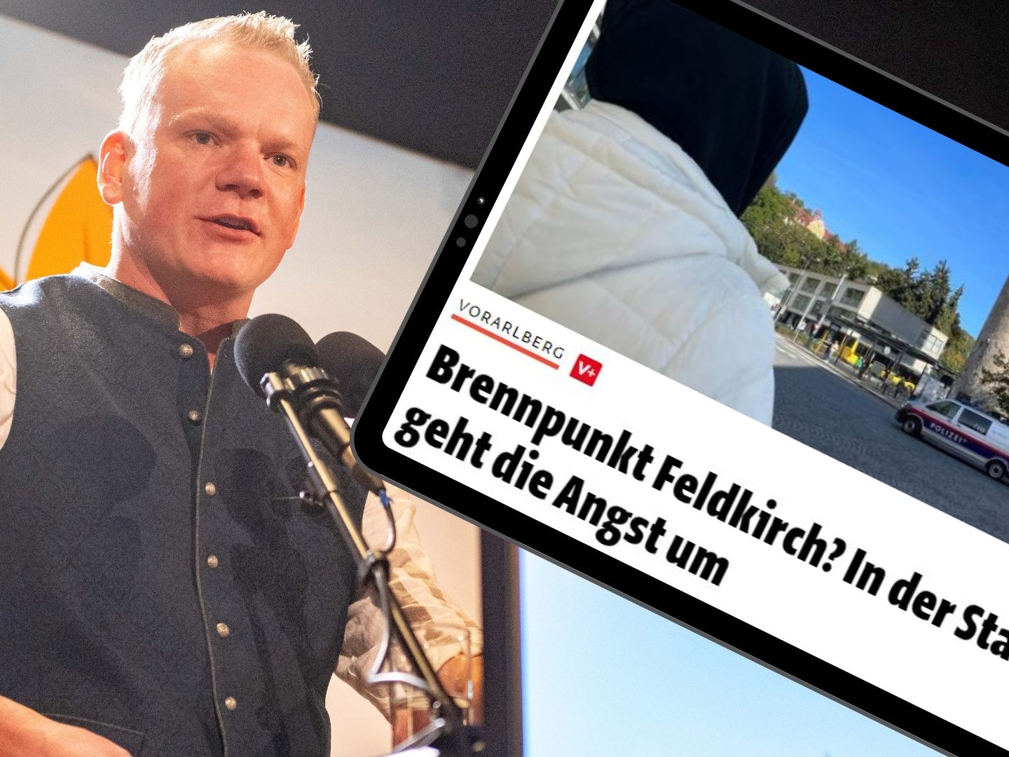 FPÖ-Landesobmann Christof Bitschi sieht "besorgniserregende Entwicklungen".