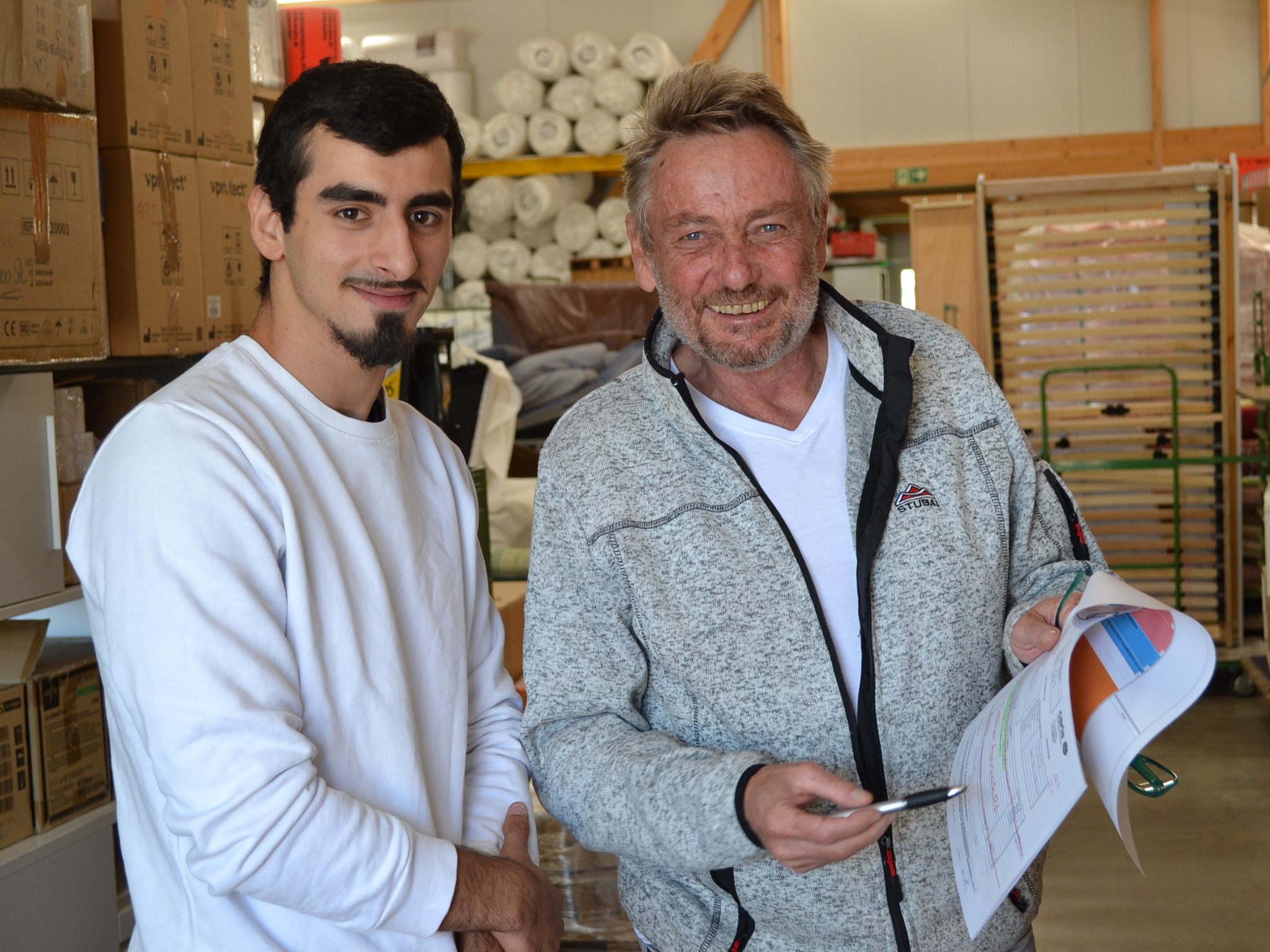Sein Vorgesetzter Lothar Widmann ist voll des Lobes für Talha Demirkol. Sein Vorgesetzter Lothar Widmann ist voll des Lobes für Talha Demirkol.