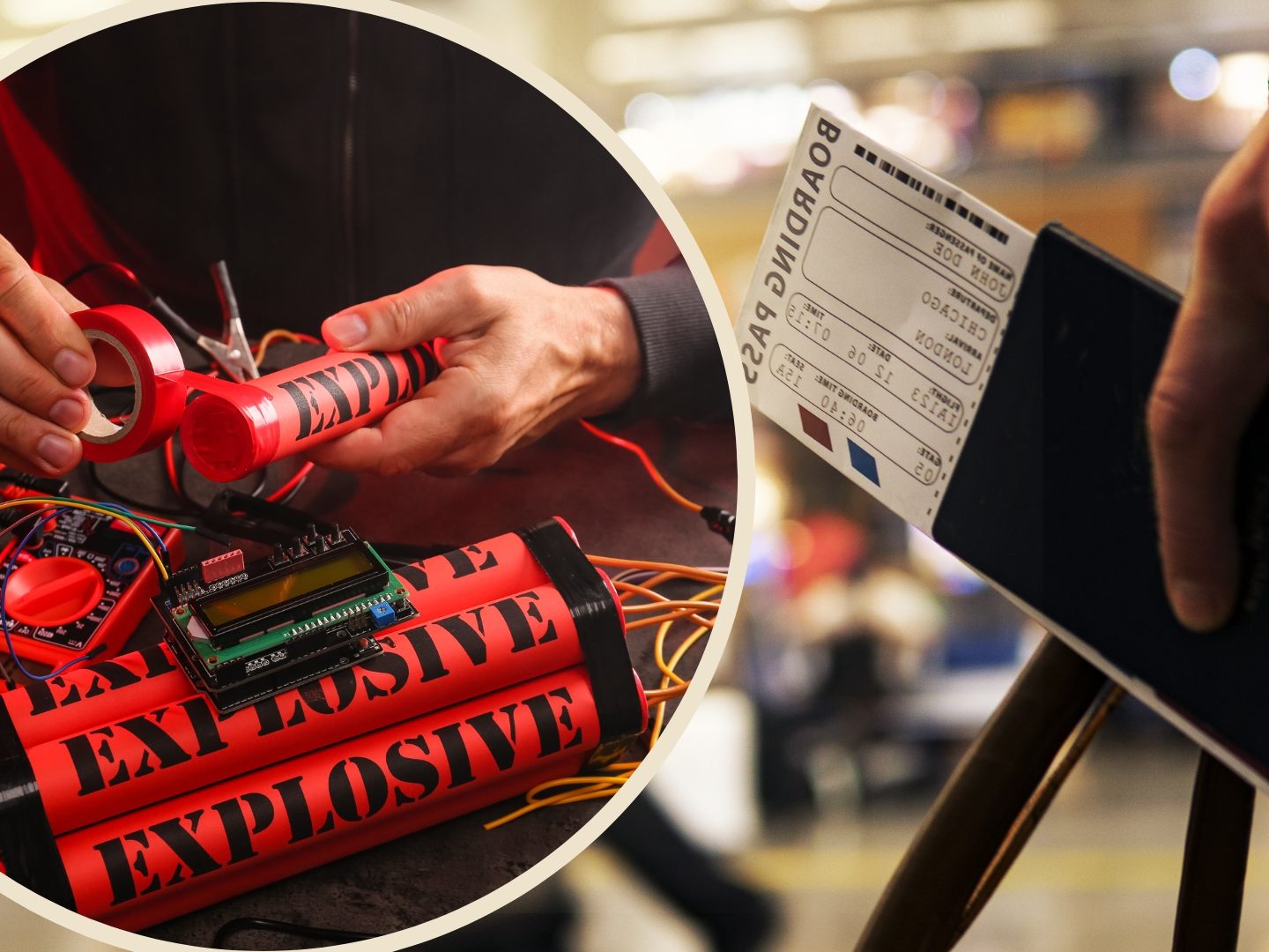 Bombendrohung am Flughafen