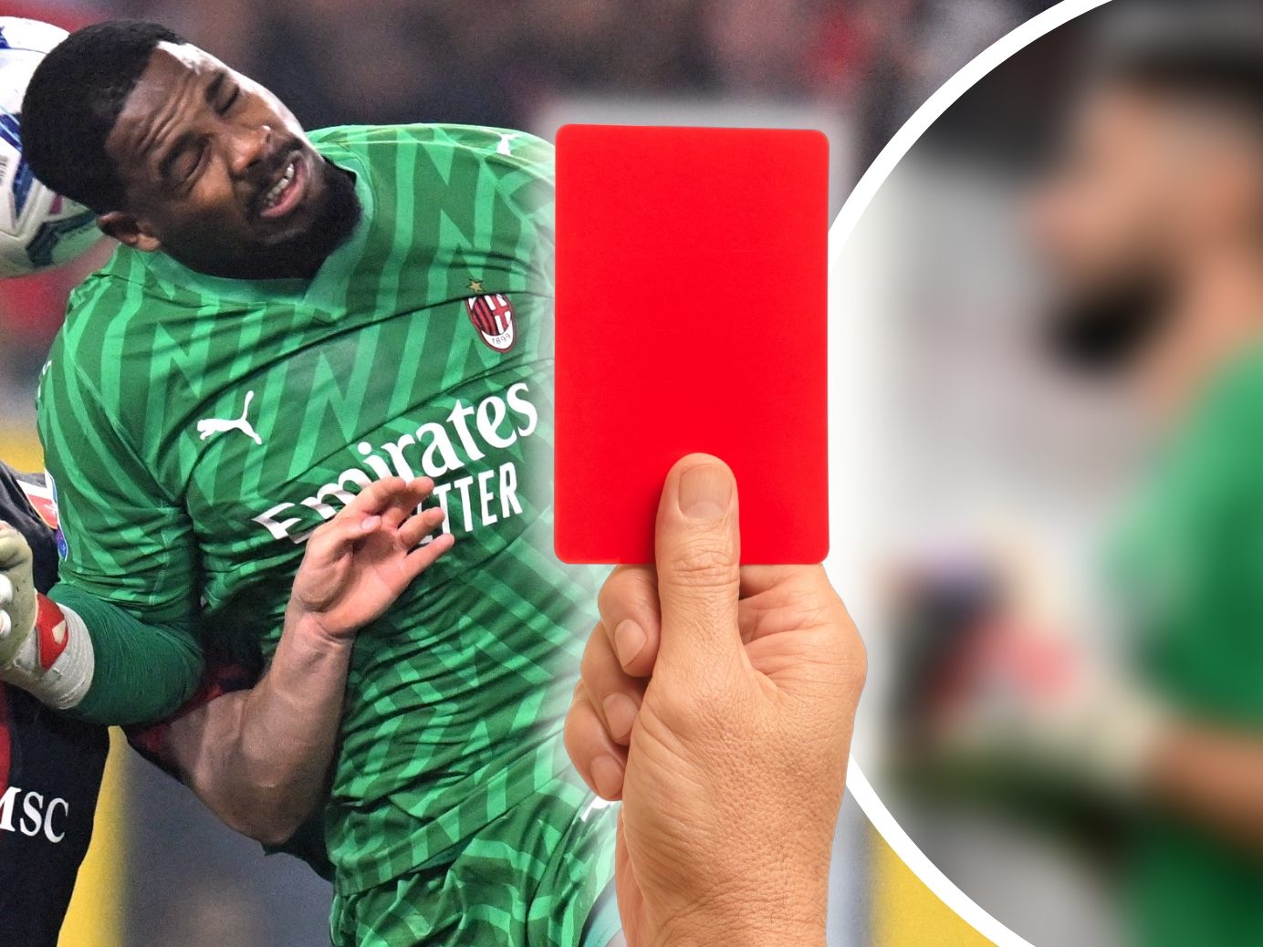 Stürmerstar Giroud rettet Milan als Goalie den Sieg Stürmerstar Giroud rettet Milan als Goalie den Sieg