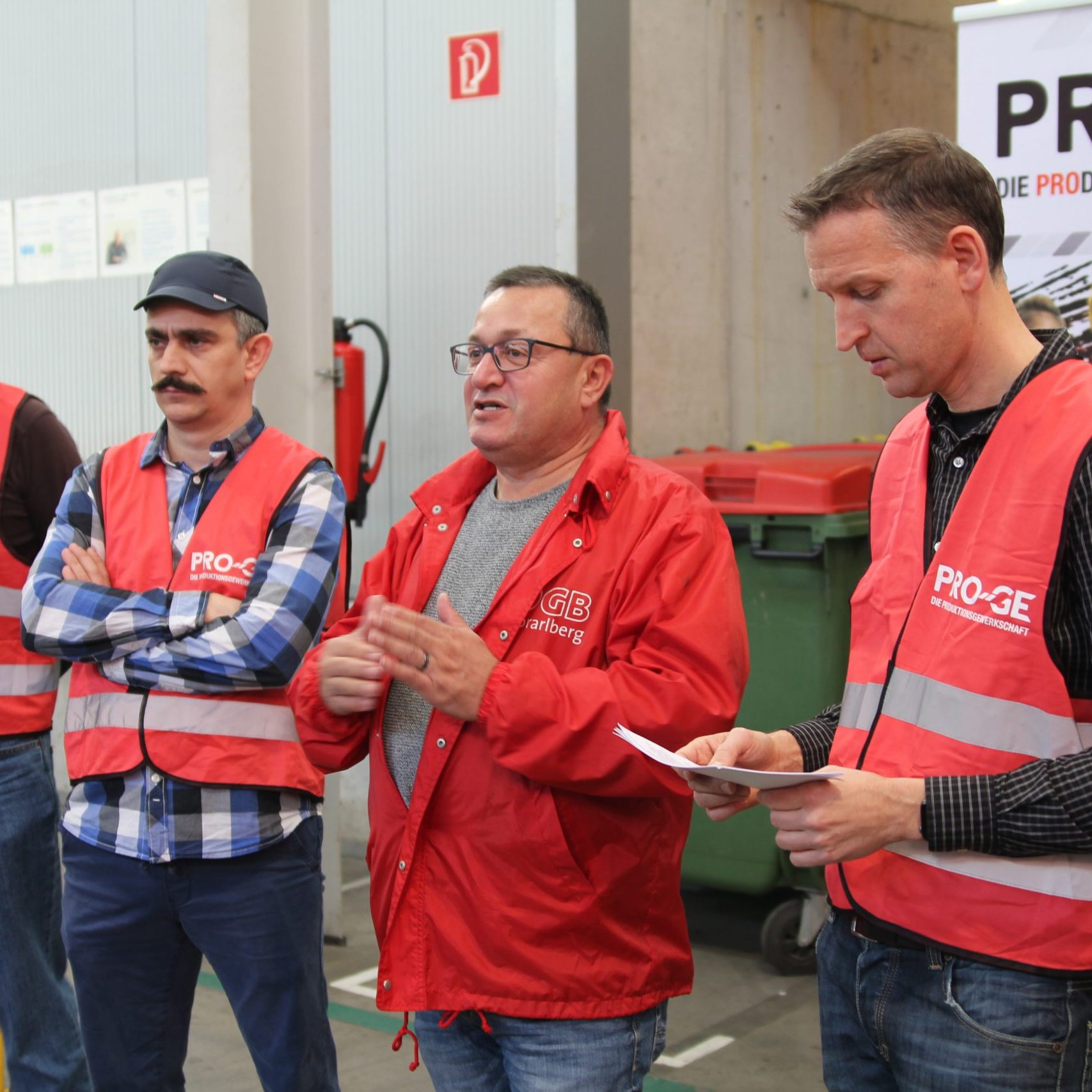 Bei Kollektivvertragsverhandlungen der Metaller fanden in den vergangenen Jahren wiederholt Betriebsversammlungen statt