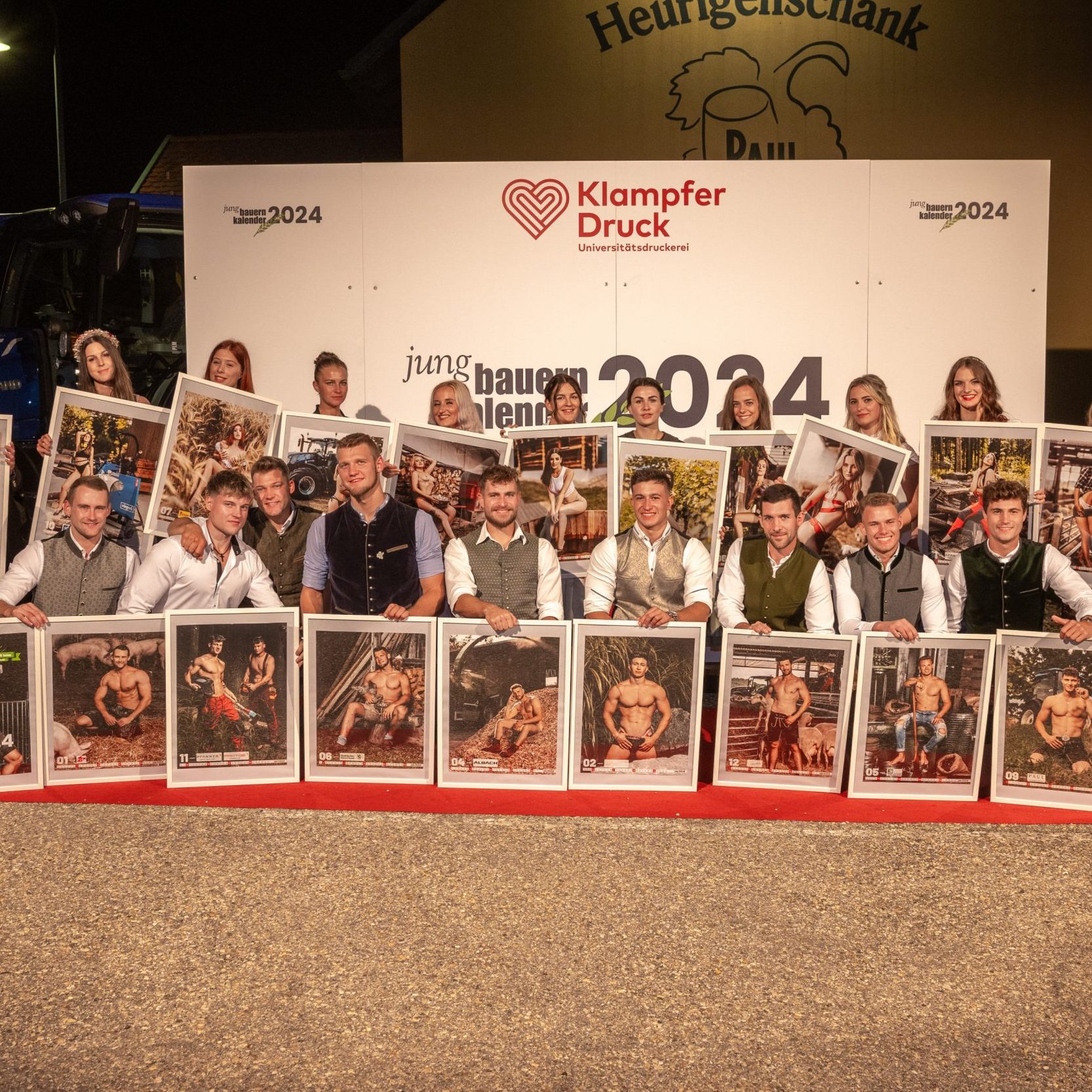 So heiß ist der Jungbauernkalender 2024.