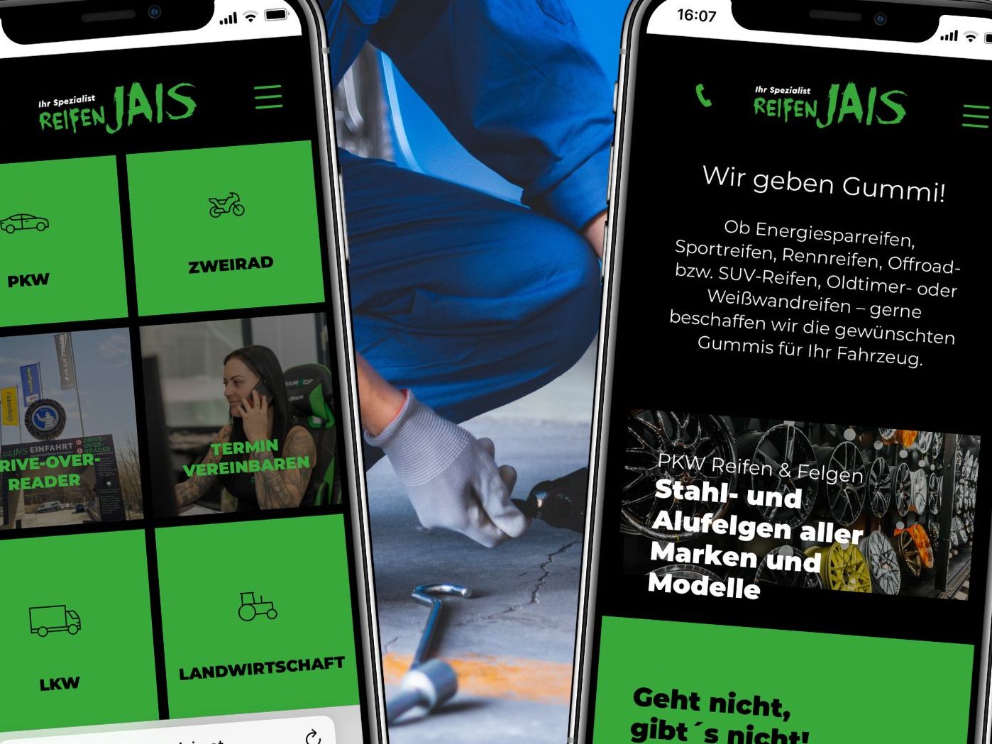Bei Reifen Jais gibt es Reifen aller Art und Größe. Bei Reifen Jais gibt es Reifen aller Art und Größe.