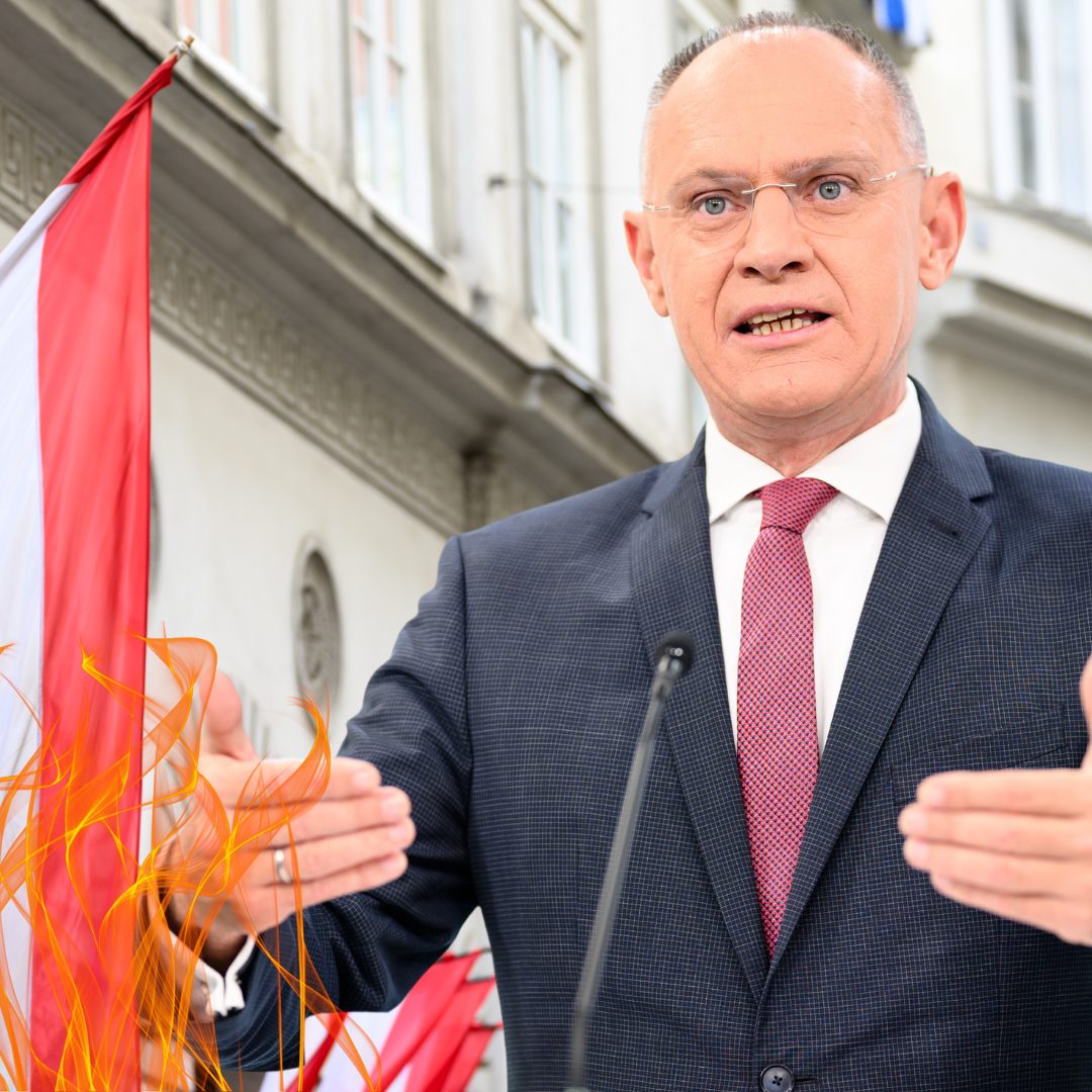 Innenminister Gerhard Karner (ÖVP) fordert strengere Strafen bei Symbolverbrennung.