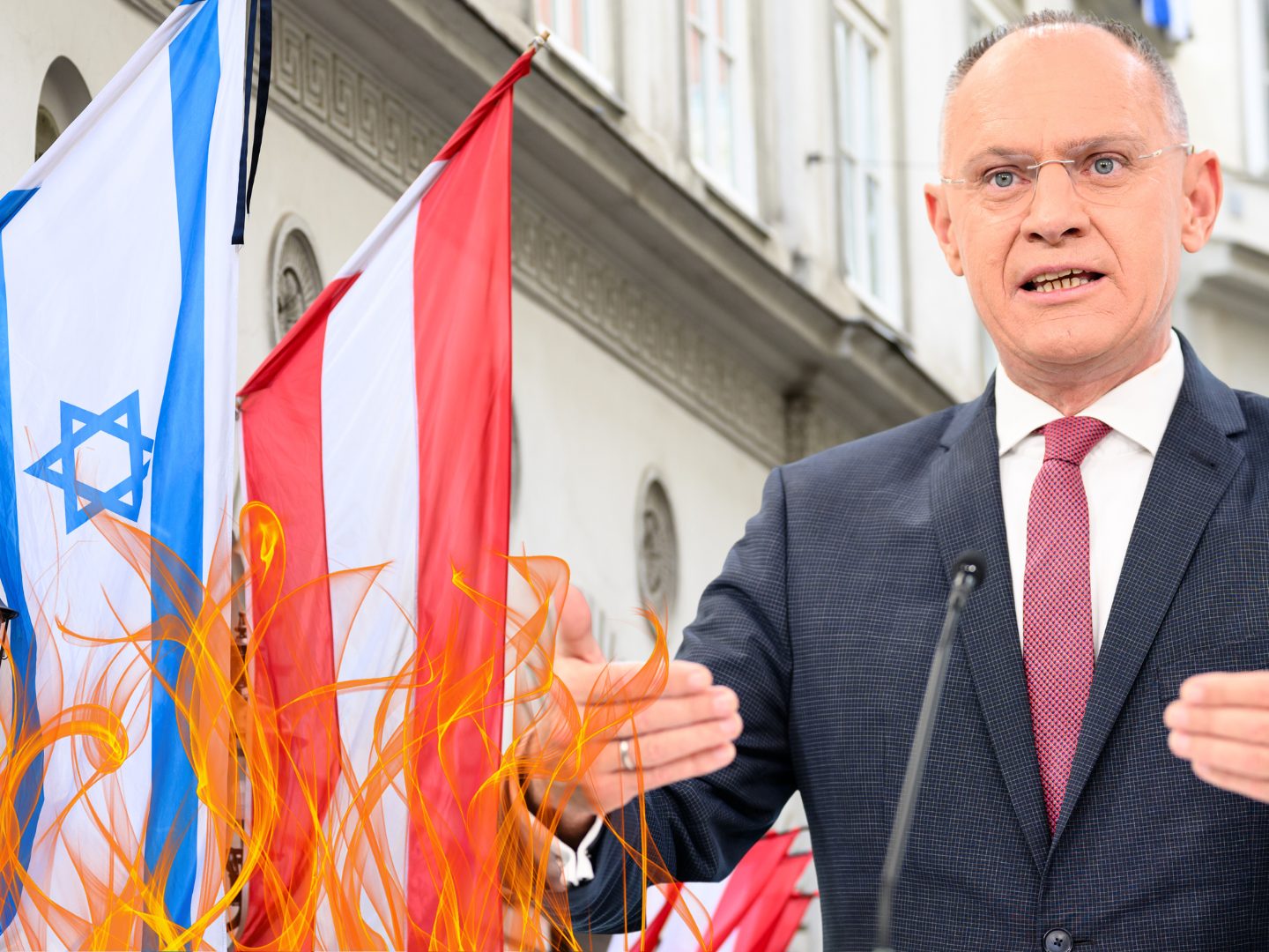 Innenminister Gerhard Karner (ÖVP) fordert strengere Strafen bei Symbolverbrennung.