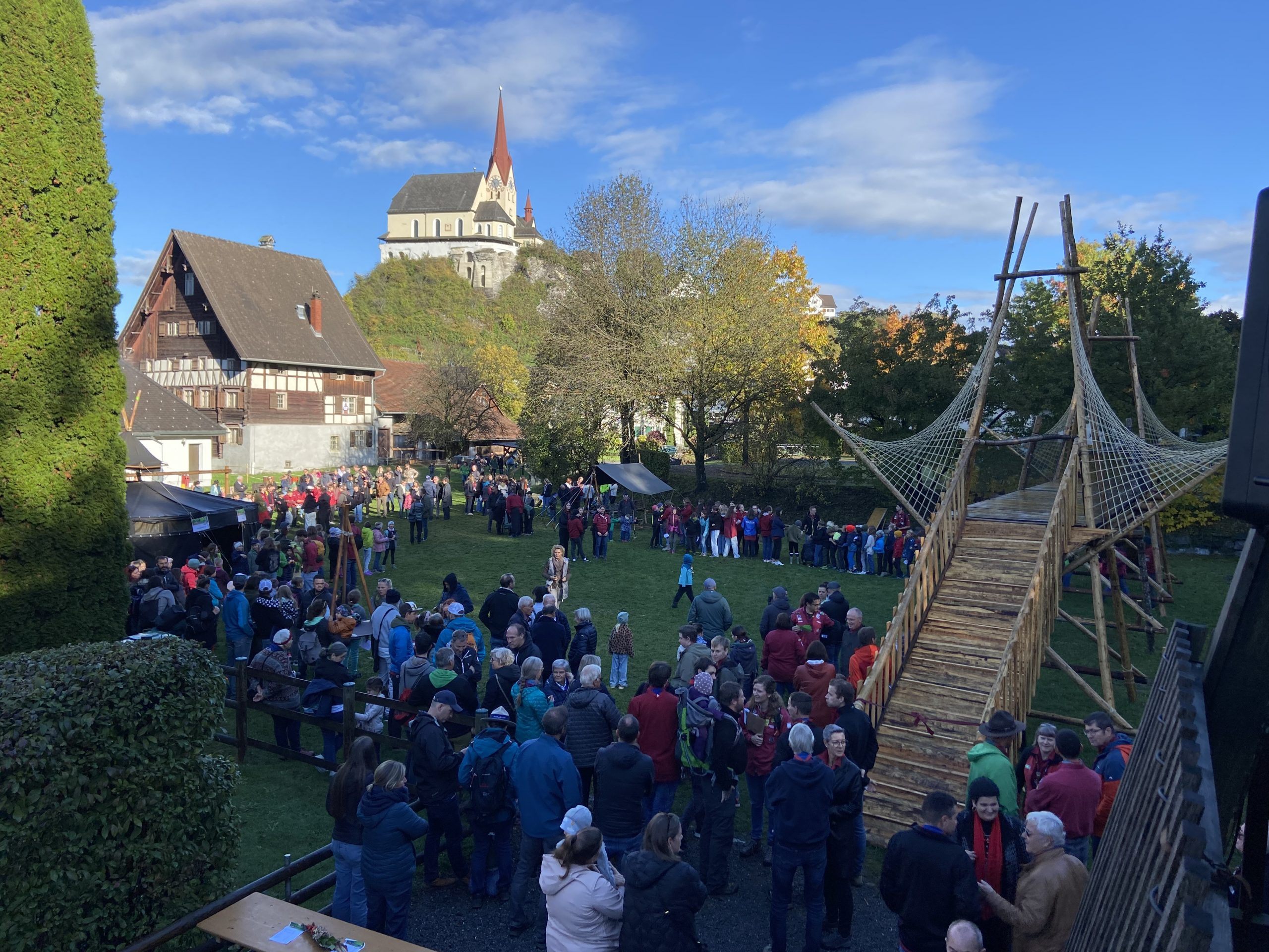 Blick auf die Pfadiwiese