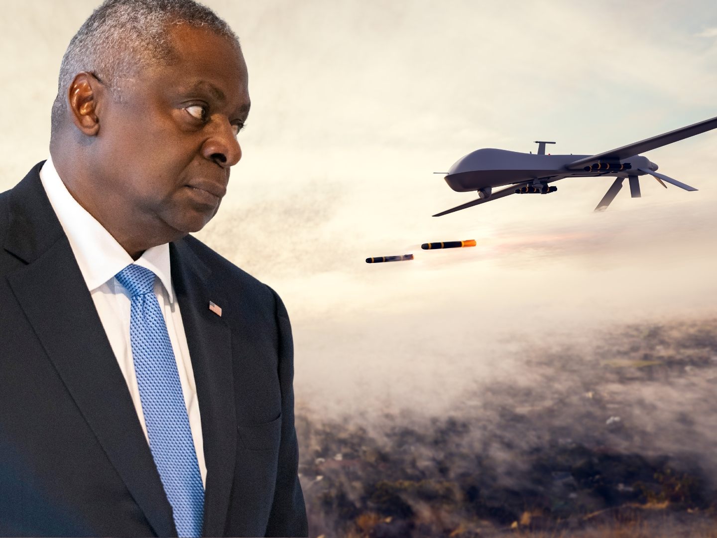 US-Verteidigungsminister Lloyd Austin zeigt sich besorgt über die zunehmenden Rakten- und Drohnenangriffe im Nahen Osten.