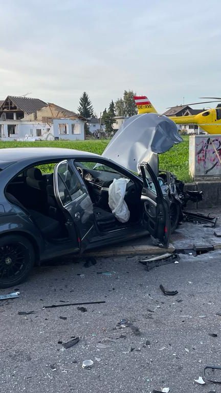 Schwerer Unfall in Dornbirn-Haselstauden