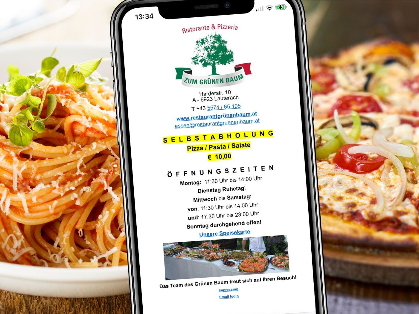 Neben der traditionellen österreichischen Küche überzeugt das Restaurant vor allem mit seinen italienischen Gerichten.