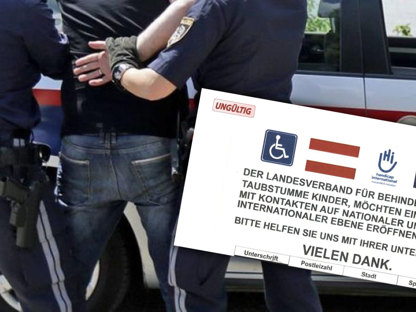Der Mann wurde auf frischer Tat ertappt und festgenommen. Der Mann wurde auf frischer Tat ertappt und festgenommen.