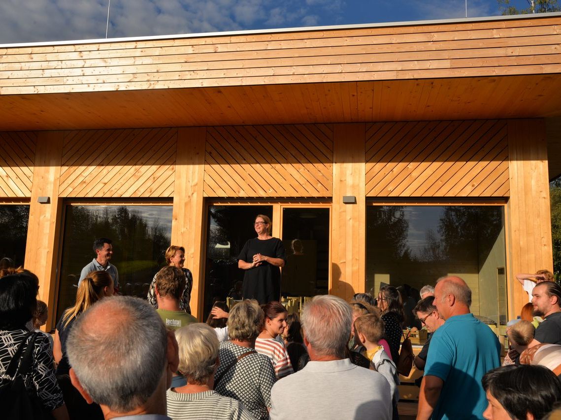 Großes Interesse am Naturkindergarten.