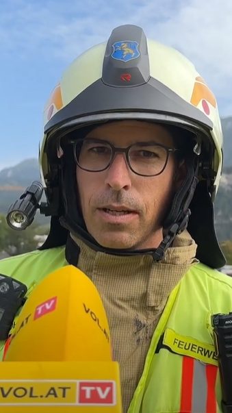 Feuerwehrkommandant Mathias Österle.