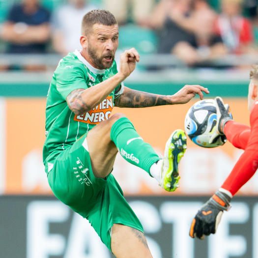 SK Rapid-Stürmer Guido Burgstaller feiert sein Comeback im ÖFB-Team.