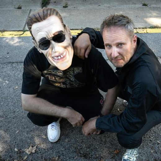 Das Musiker-Duo Kurt Razelli und Matthias Strolz.