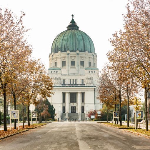 Am Wiener Zentralfriedhof eröffnete eien Open-Air-Ausstellung mit Tierfotos.