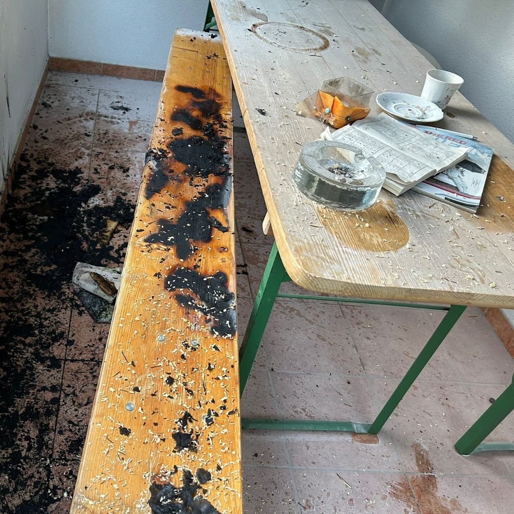 Balkonbrand in Feldkirch.