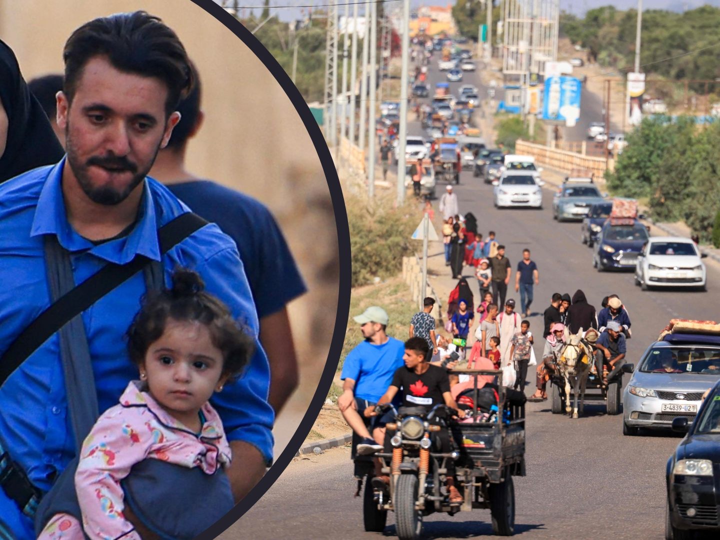 Israels Militär hat alle Zivilisten aufgefordert, Gaza-Stadt zu verlassen. Israels Militär hat alle Zivilisten aufgefordert, Gaza-Stadt zu verlassen.