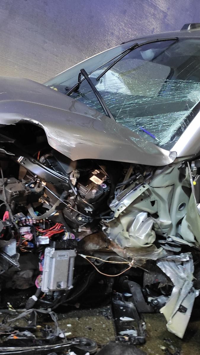 Frontalkollision im Pfändertunnel.