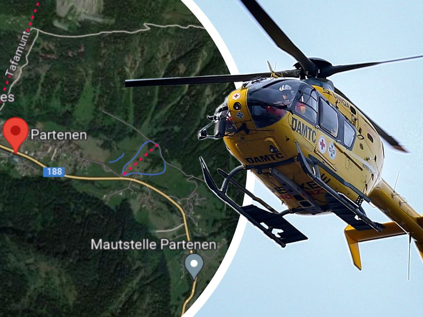 Schwerer Unfall in Partenen. (Symbolbild) Schwerer Unfall in Partenen. (Symbolbild)