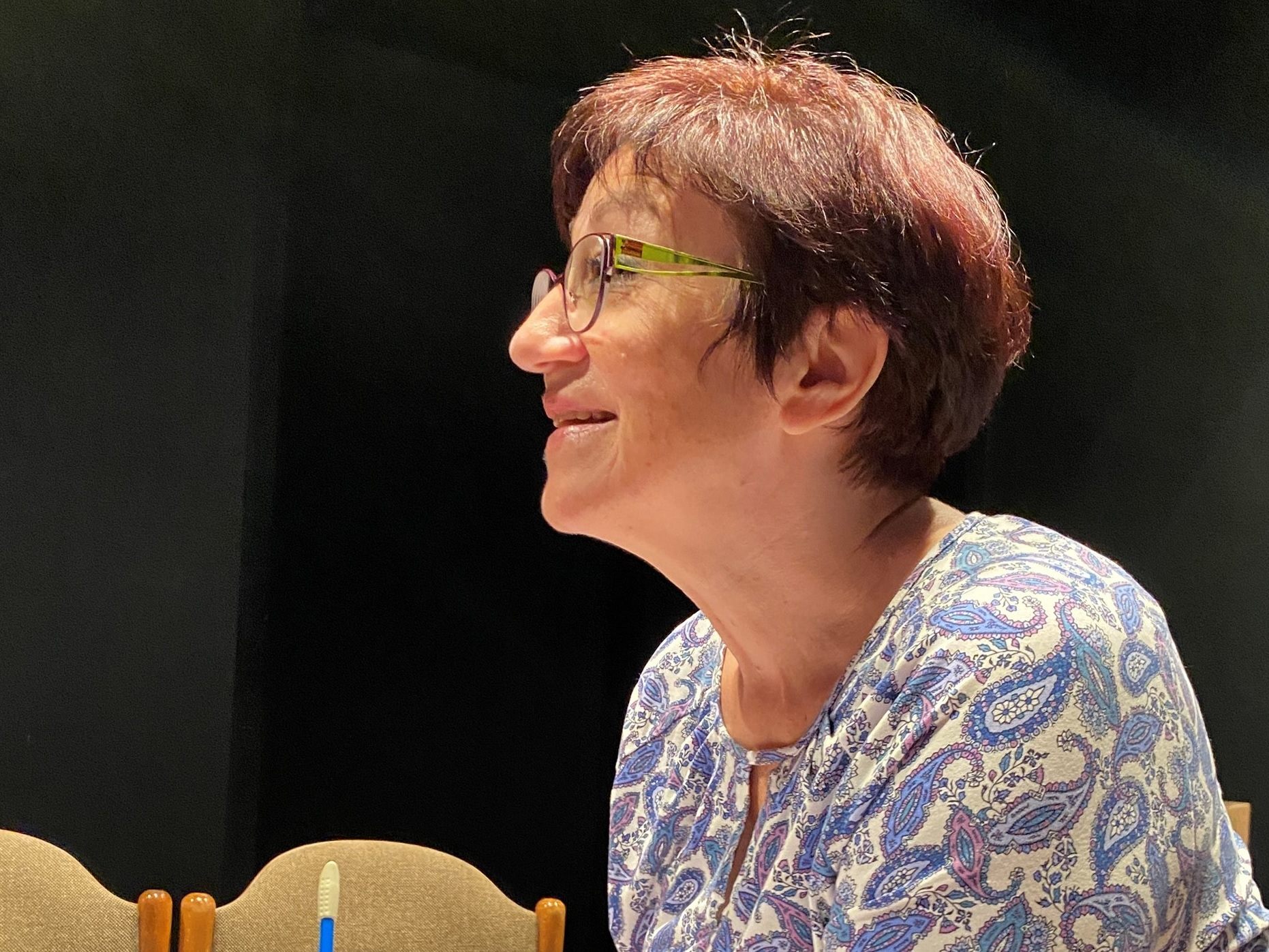 Regisseurin Elisabeth Riem ist mit viel Begeisterung bei der Sache