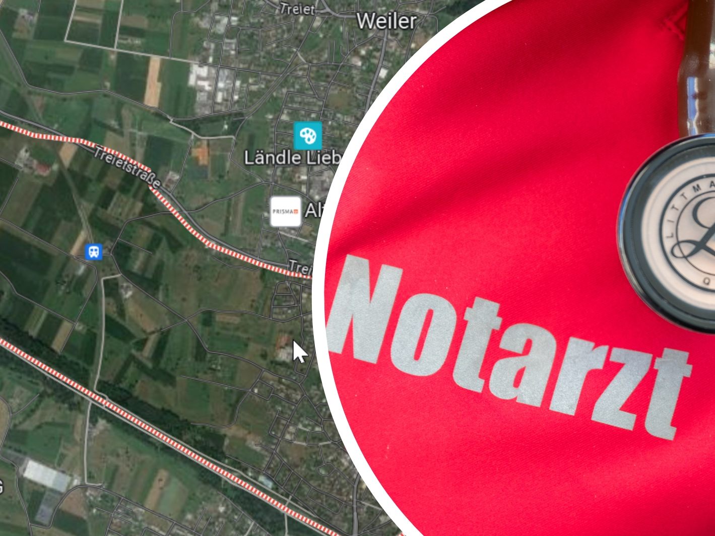 Der Motorradlenker wurde unbestimmten Grades verletzt. (Symbolbild)