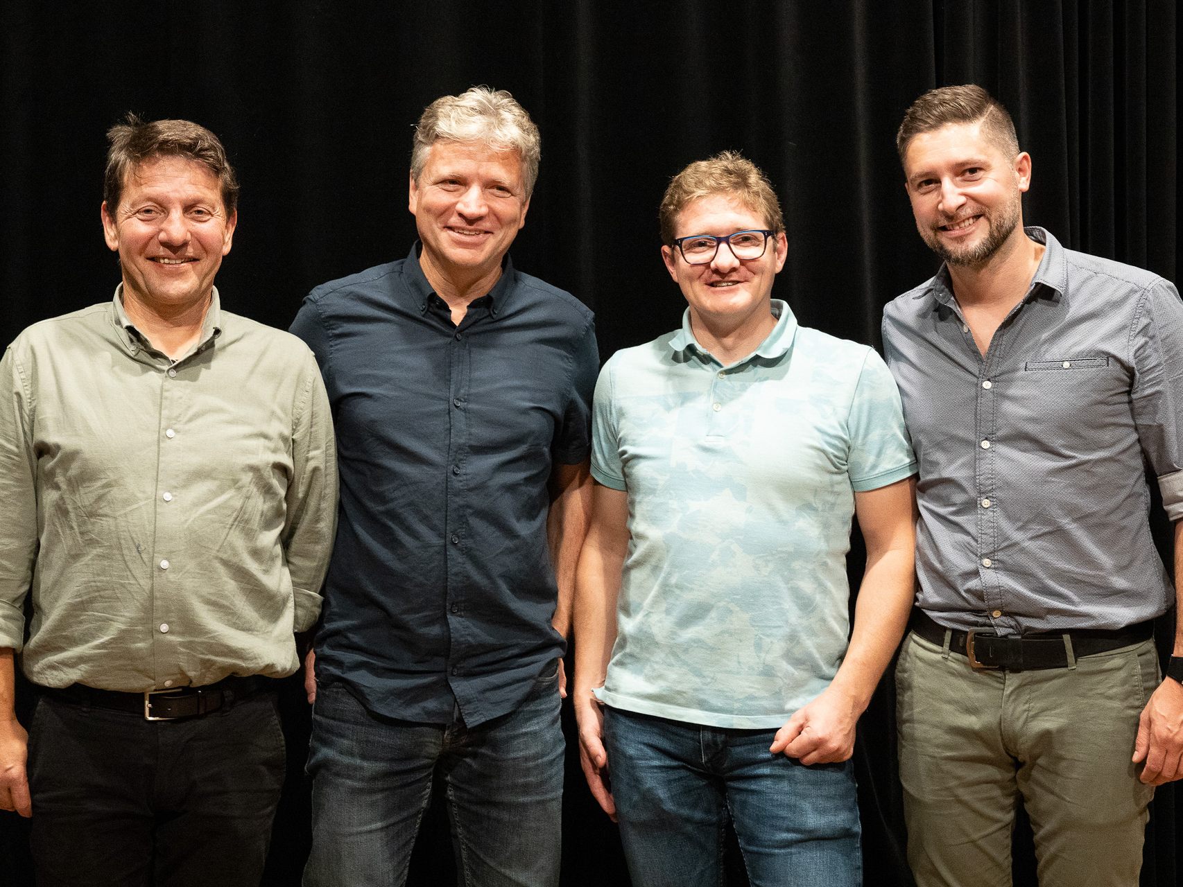 Der Lustenauer Freizeitverein SC2000 hat einen neuen Vorstand: Präsident Urs Müllner, Christian Hagen, Martin Hollenstein und Rainer Hollenstein (v.l.n.r.). Der Lustenauer Freizeitverein SC2000 hat einen neuen Vorstand: Präsident Urs Müllner, Christian Hagen, Martin Hollenstein und Rainer Hollenstein (v.l.n.r.).