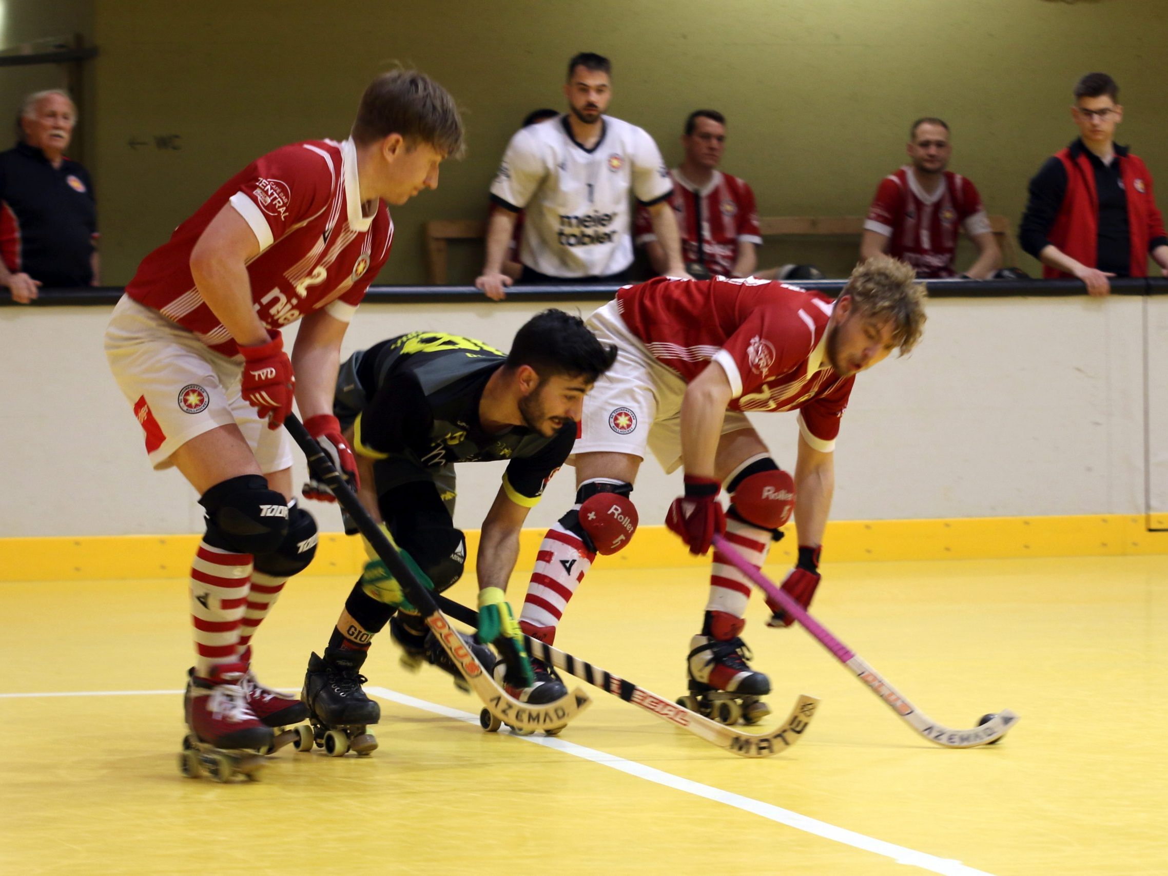 Am Samstag, 25. November gibt es wieder spannenden Rollhockeysport in der Dornbirner Stadthalle.