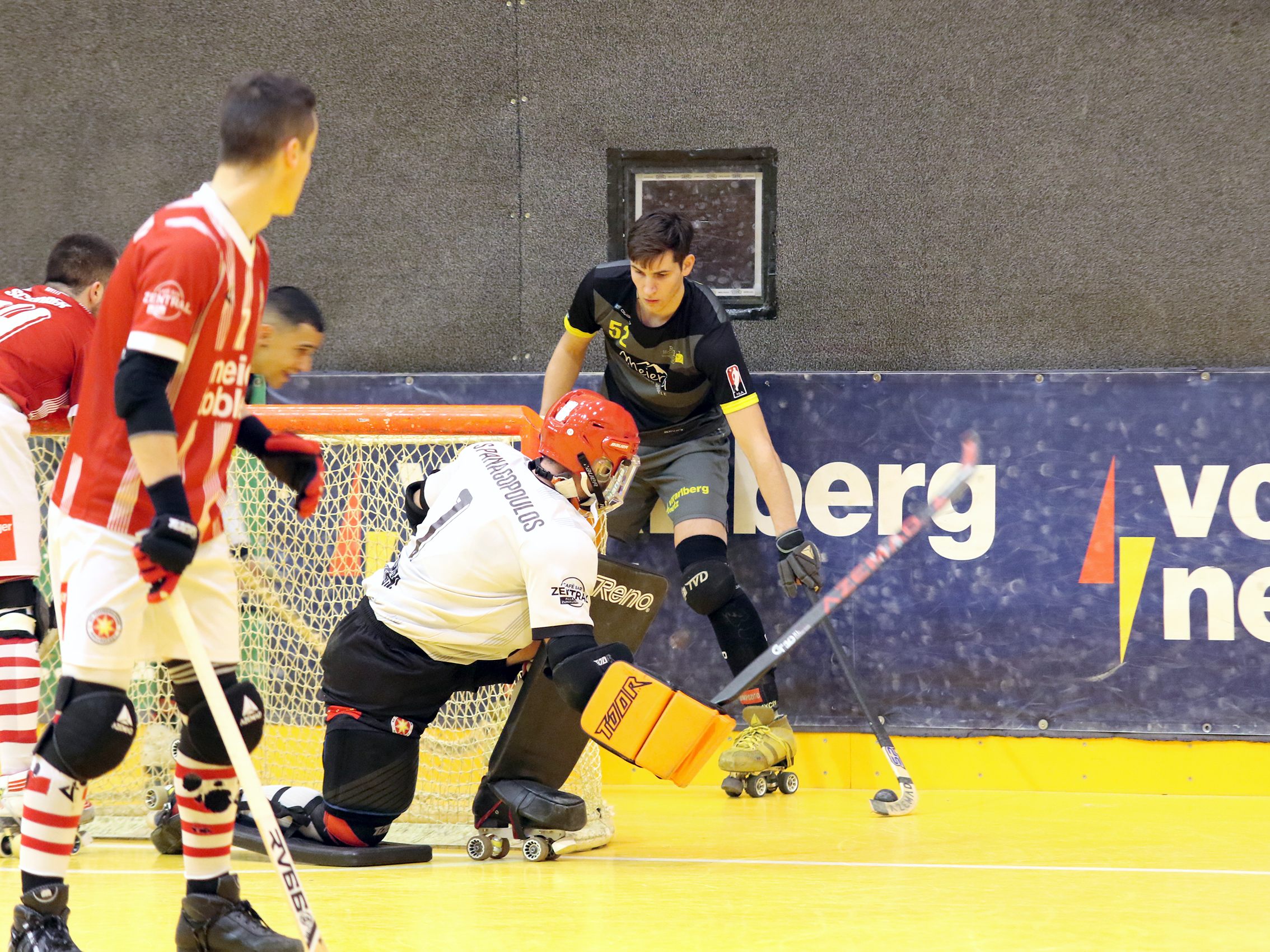 Ein Rollhockey-Spektakel bekam das Publikum am Samstag beim Spiel RHC Dornbirn gegen Thunerstern geboten.