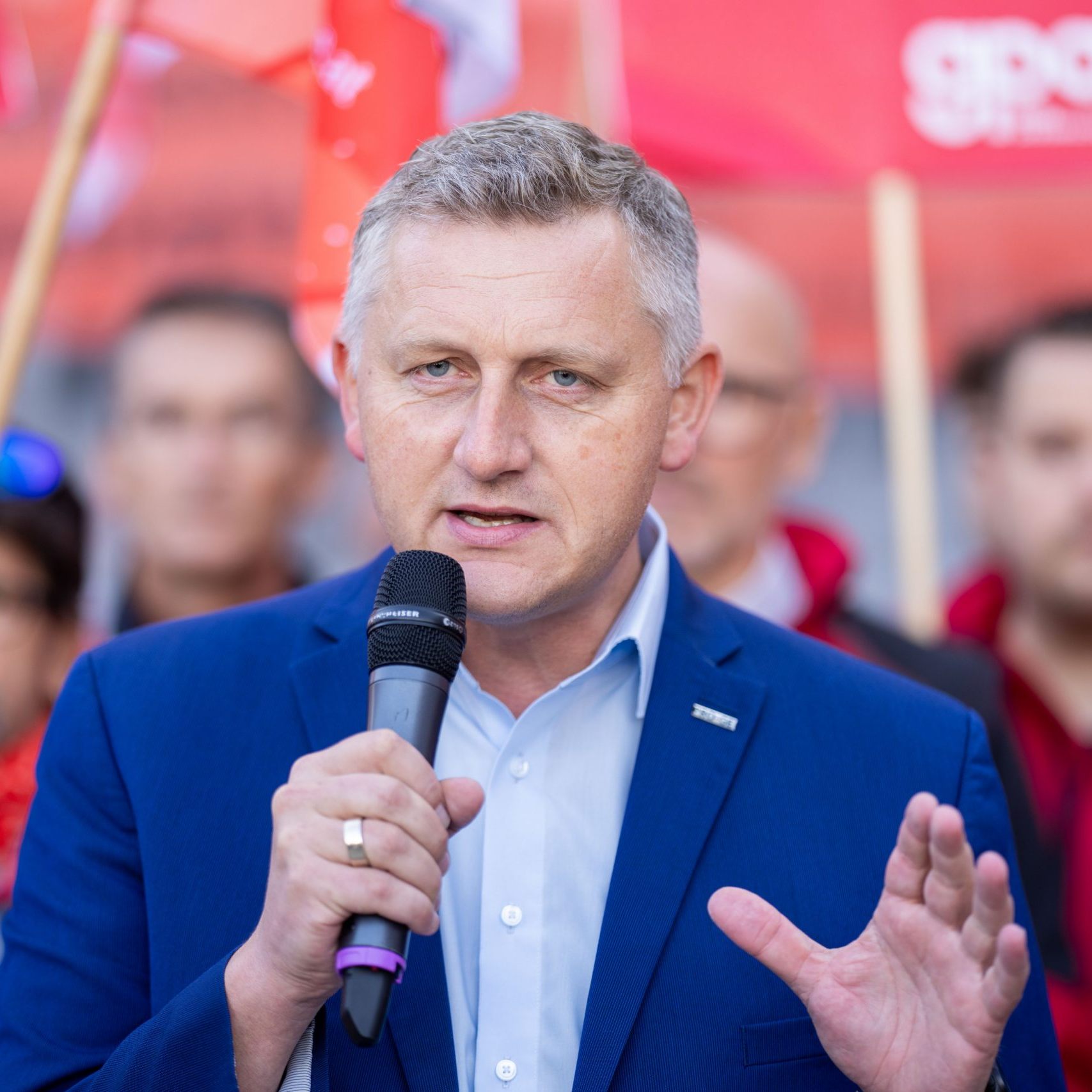 Keine Einigung bei den Metallern - im Bild: Chefverhandler der Gewerkschaft Reinhold Binder