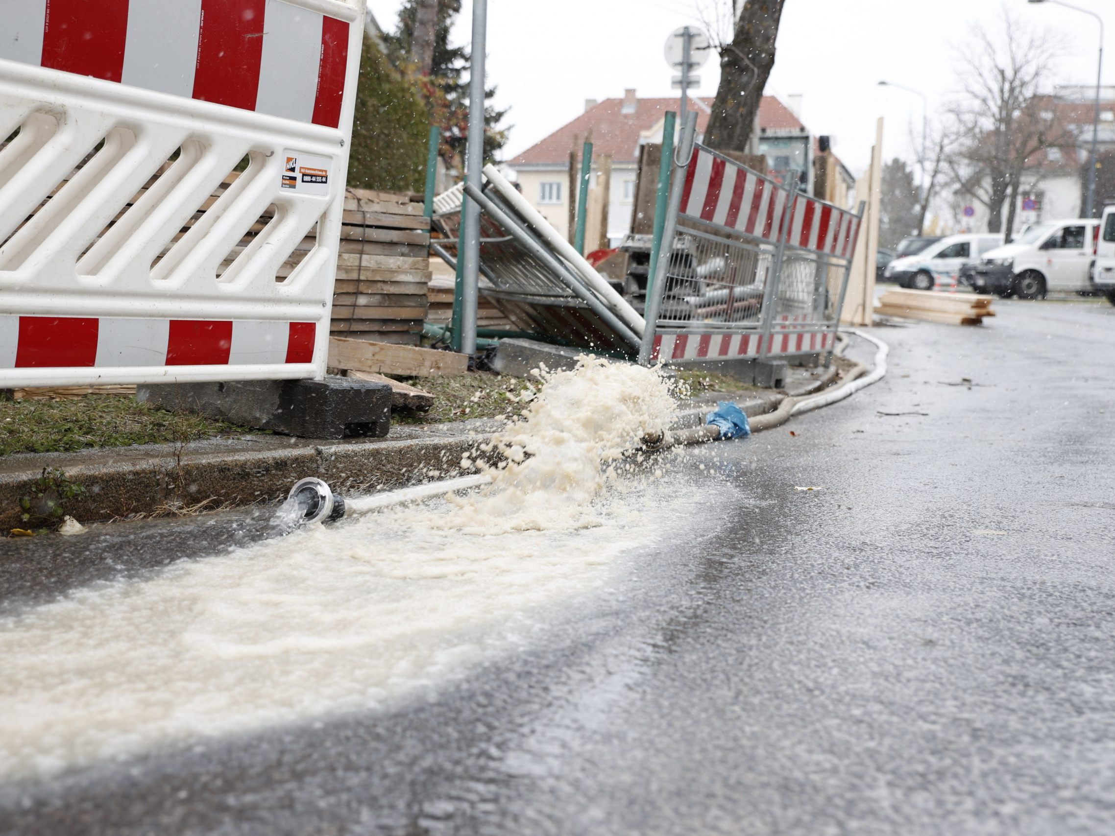 Diese Woche platzte ein Wasserrohr. Es kam zu Schäden in Wien.