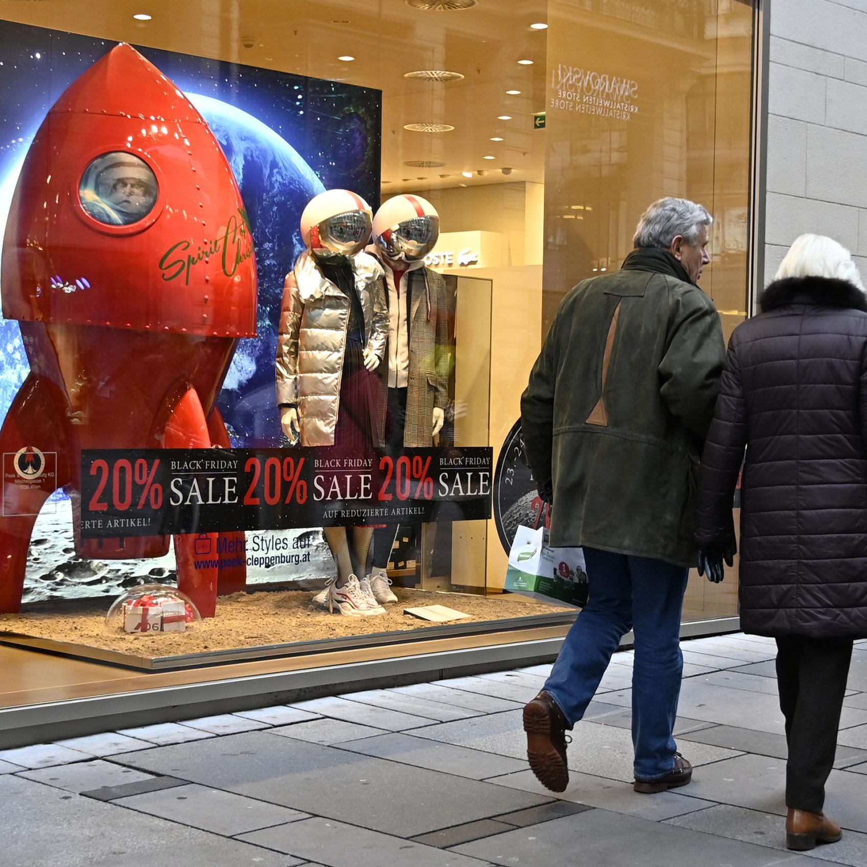 Auch die Geschäfte in Wien beteiligen sich zunehmend an der Black Friday Rabattaktion.