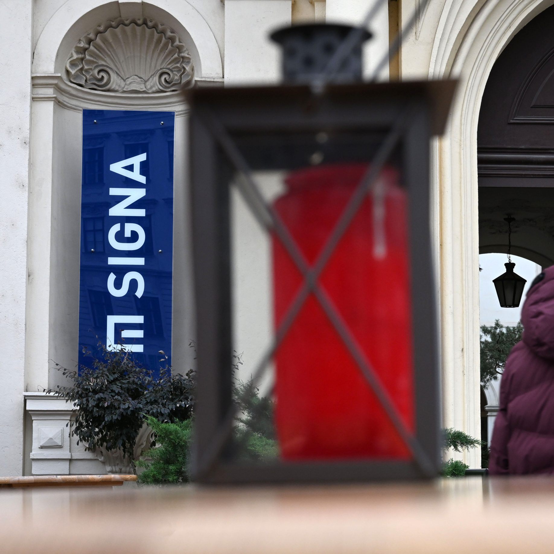 Die Signa-Homepage zeigte zumindest vorerst keine Inhalte mehr an.