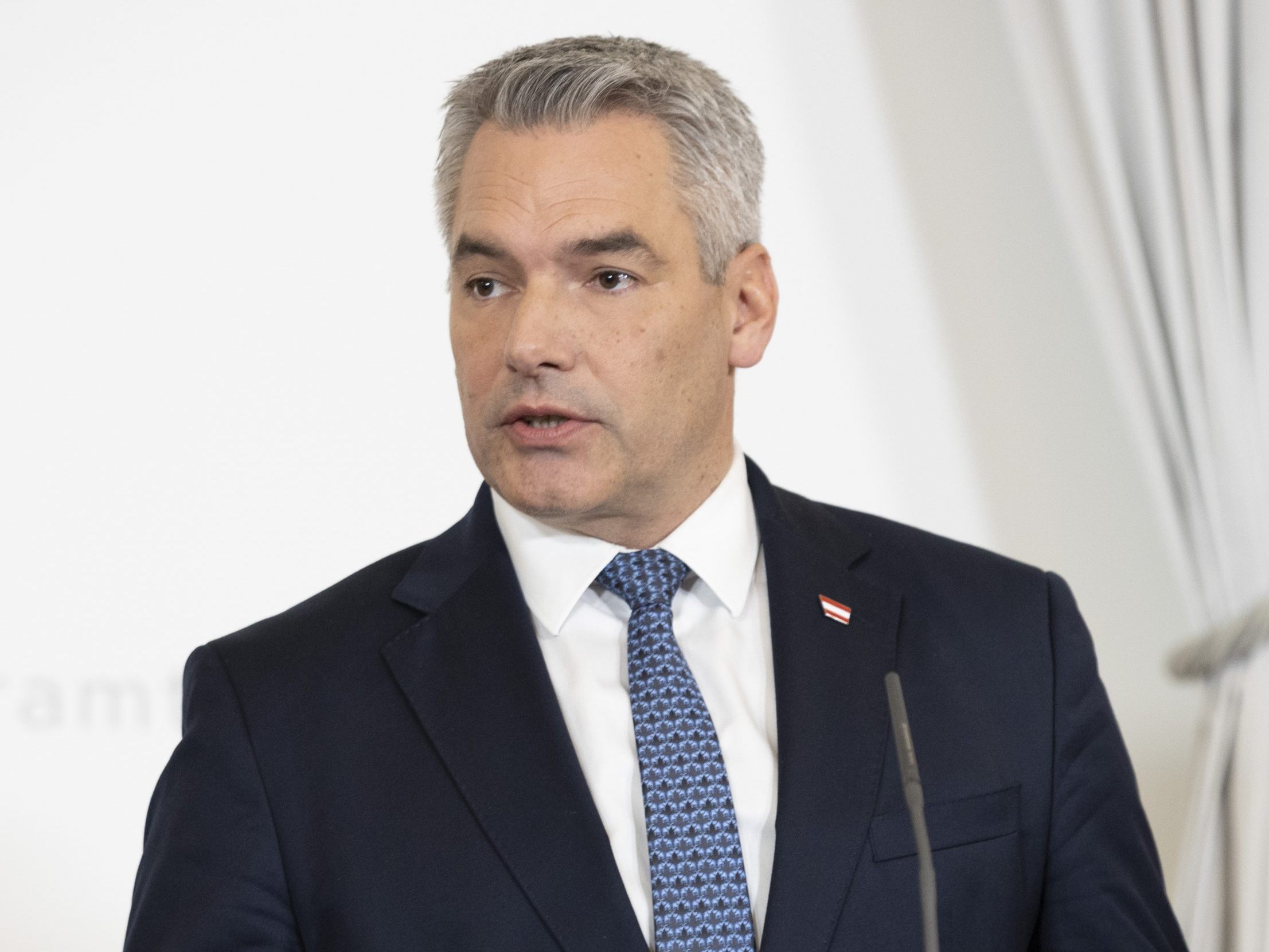 Nehammer telefonierte mit Abbas.