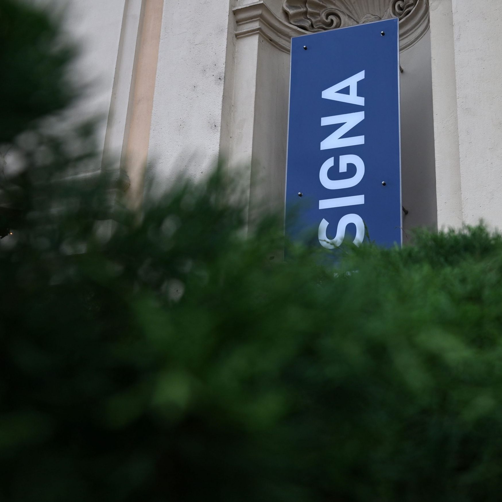 Im Bild: Signa-Logo in Wien.