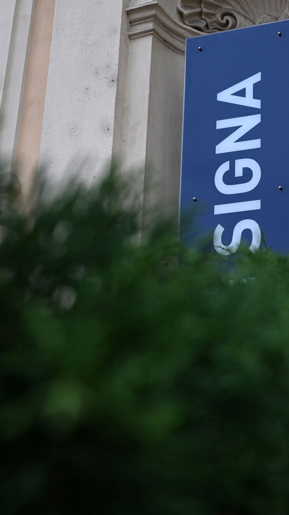 Im Bild: Signa-Logo in Wien.