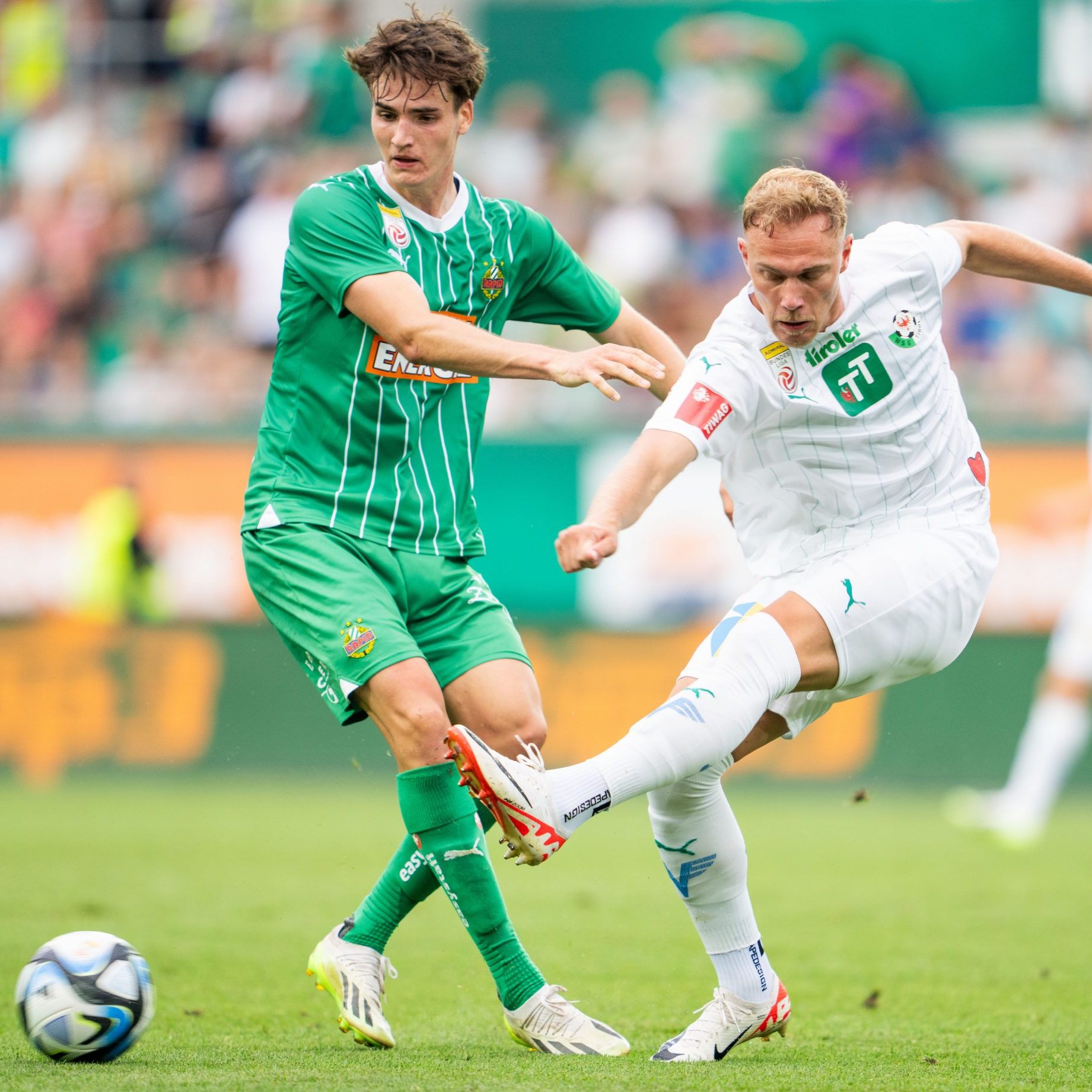 LIVE-Ticker zum Spiel WSG Tirol gegen Rapid Wien ab 17.00 Uhr.