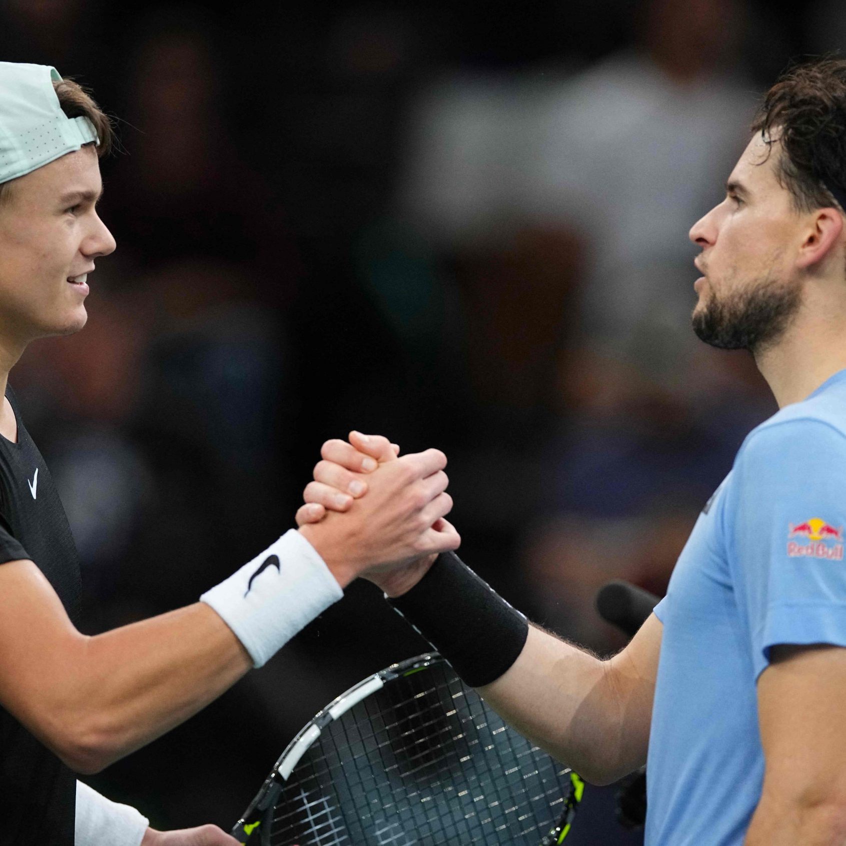 Rune setzte sich auch im zweiten Duell mit Thiem durch.