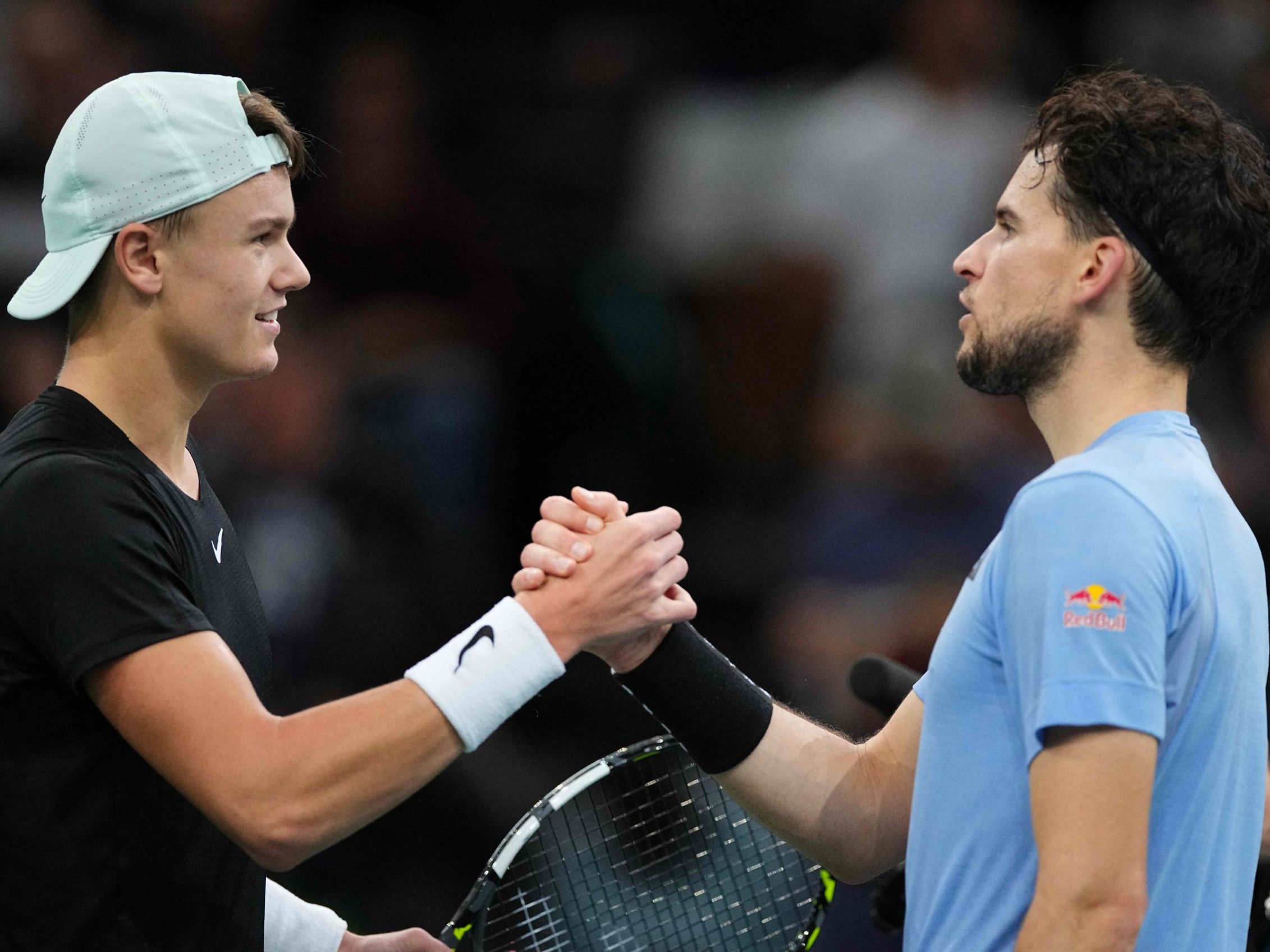 Rune setzte sich auch im zweiten Duell mit Thiem durch.