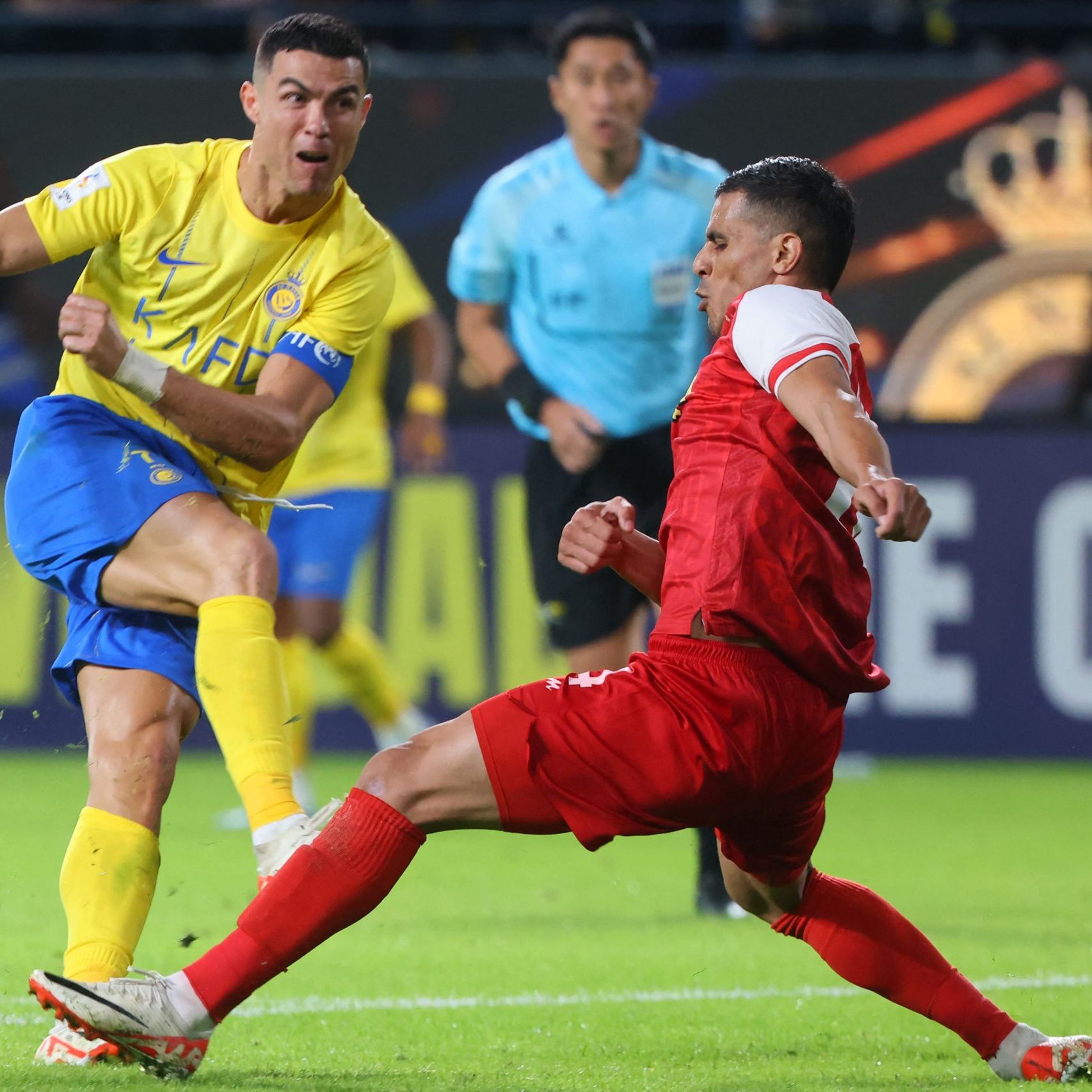 Das Spiel zwischen Ronaldos Club Al-Nassr und Persepolis endete unentschieden.
