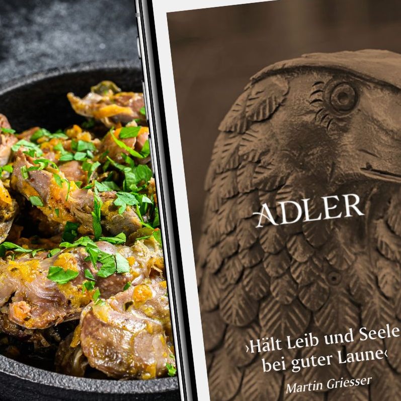 Das Gasthaus Adler zeigt, dass gutes Essen von frischen Zutaten und handwerklichem Geschick lebt.