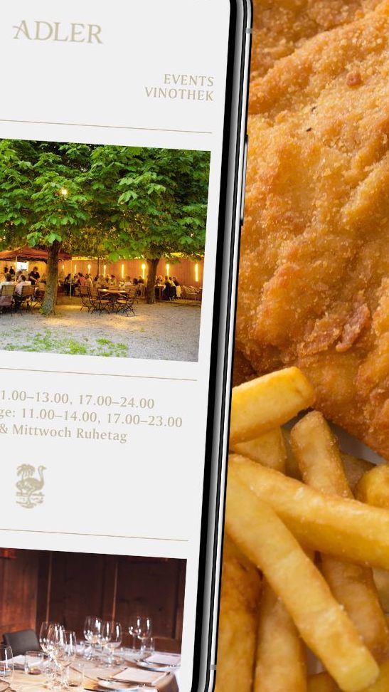 Das Gasthaus Adler zeigt, dass gutes Essen von frischen Zutaten und handwerklichem Geschick lebt.
